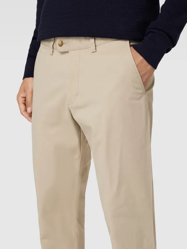 Chino with French side pockets Christian Berg, sand