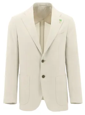 Christian Brookes Linen Blend Sand Jacket