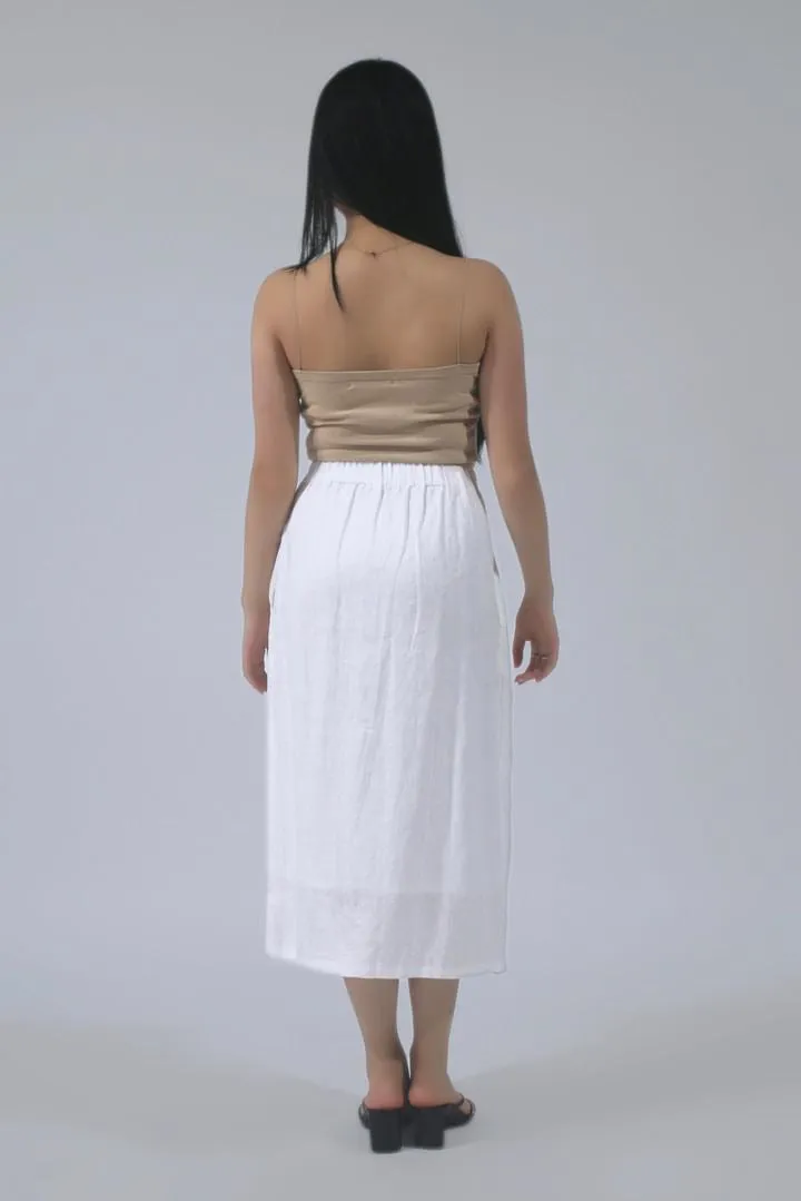 Christine 100% Linen Skirt