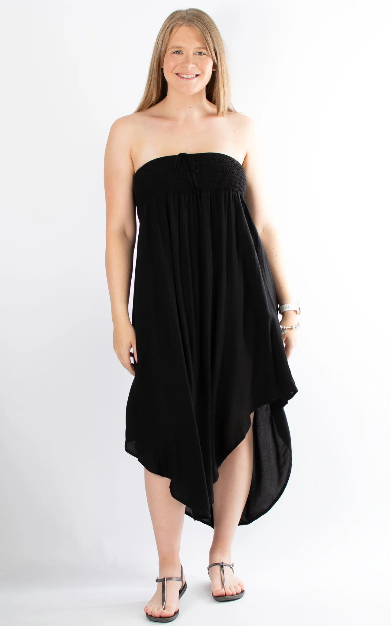 Circle Hem Bandeau | Black