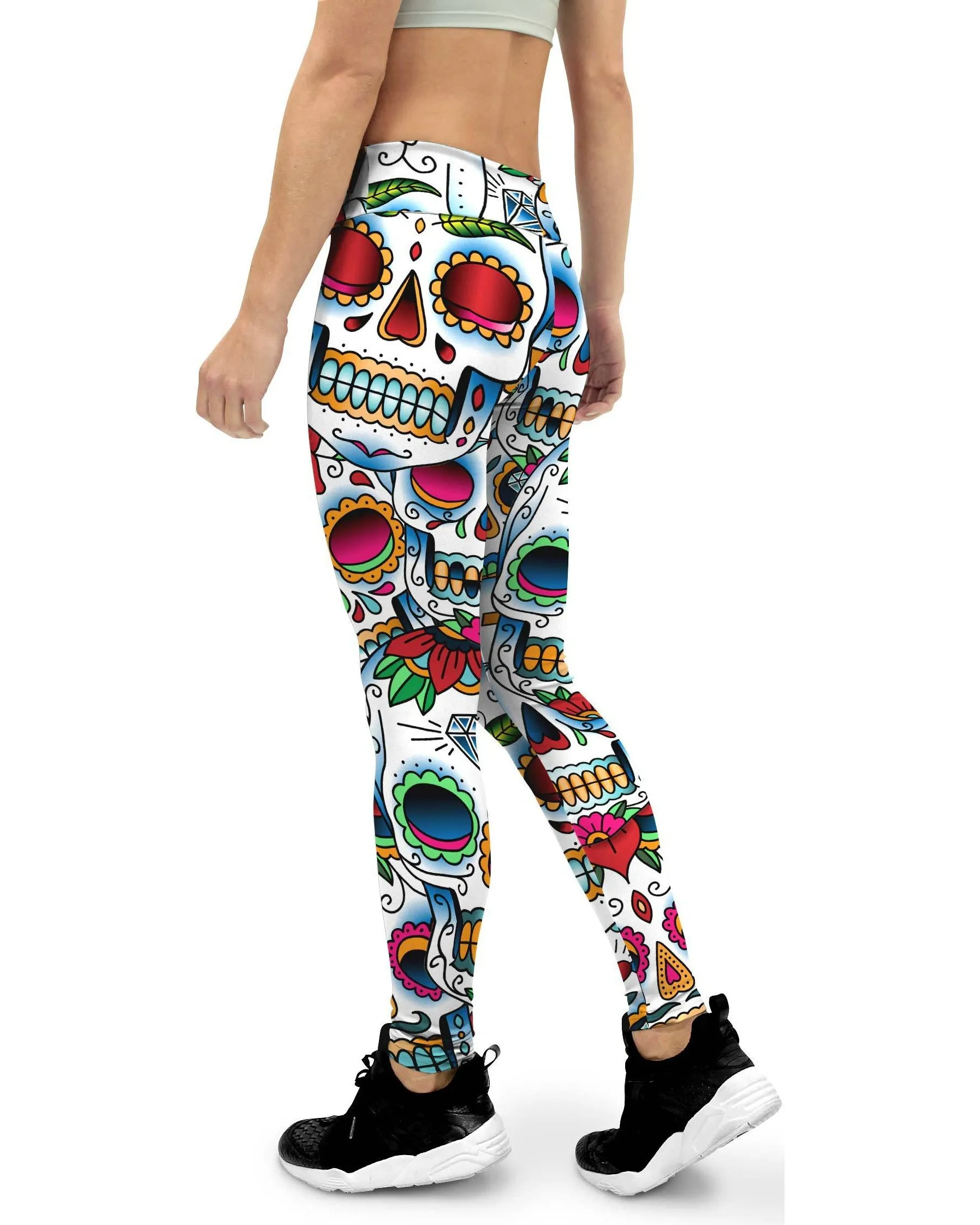 Colorful Dead - Sugar Skull Yoga Pants
