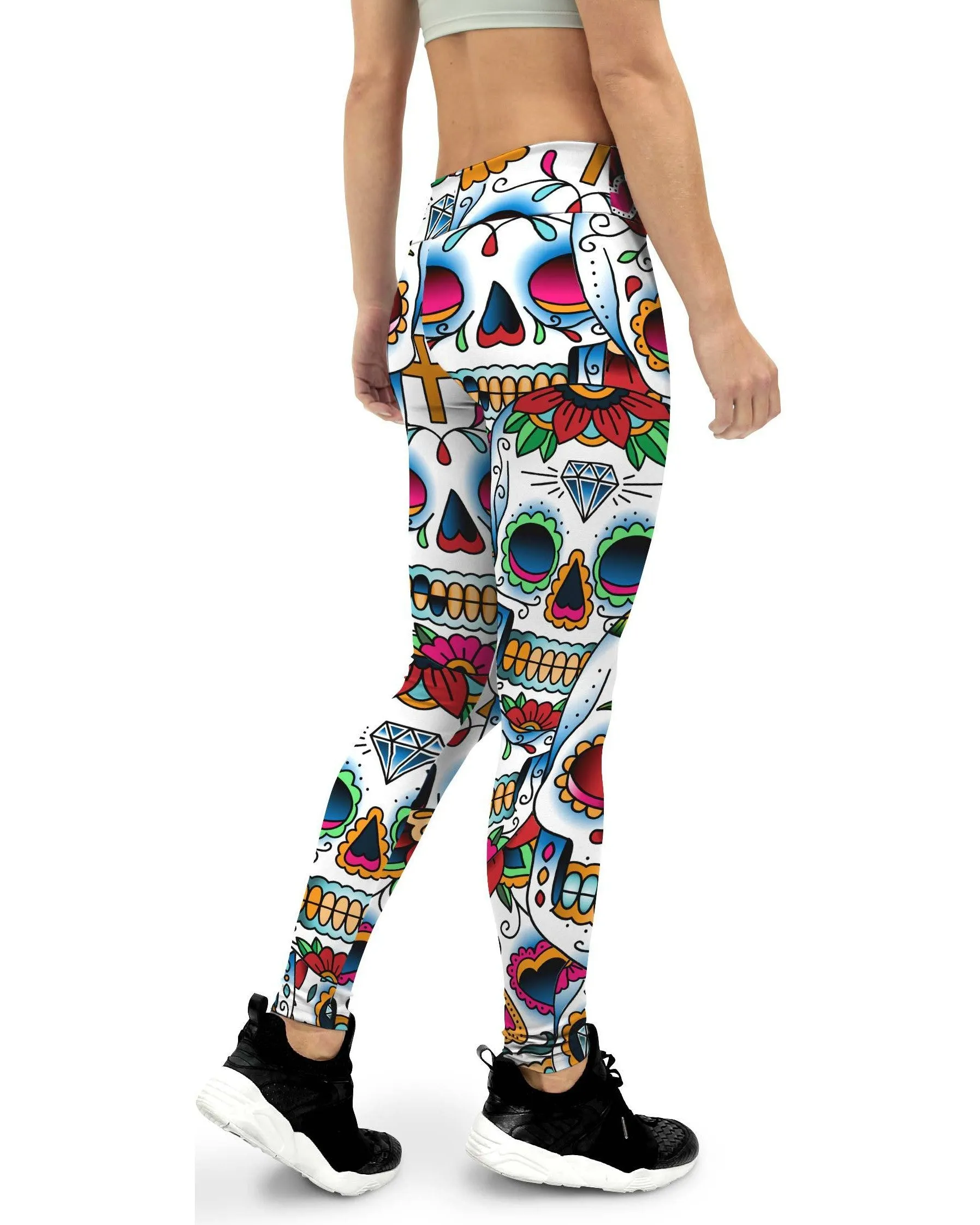 Colorful Dead - Sugar Skull Yoga Pants