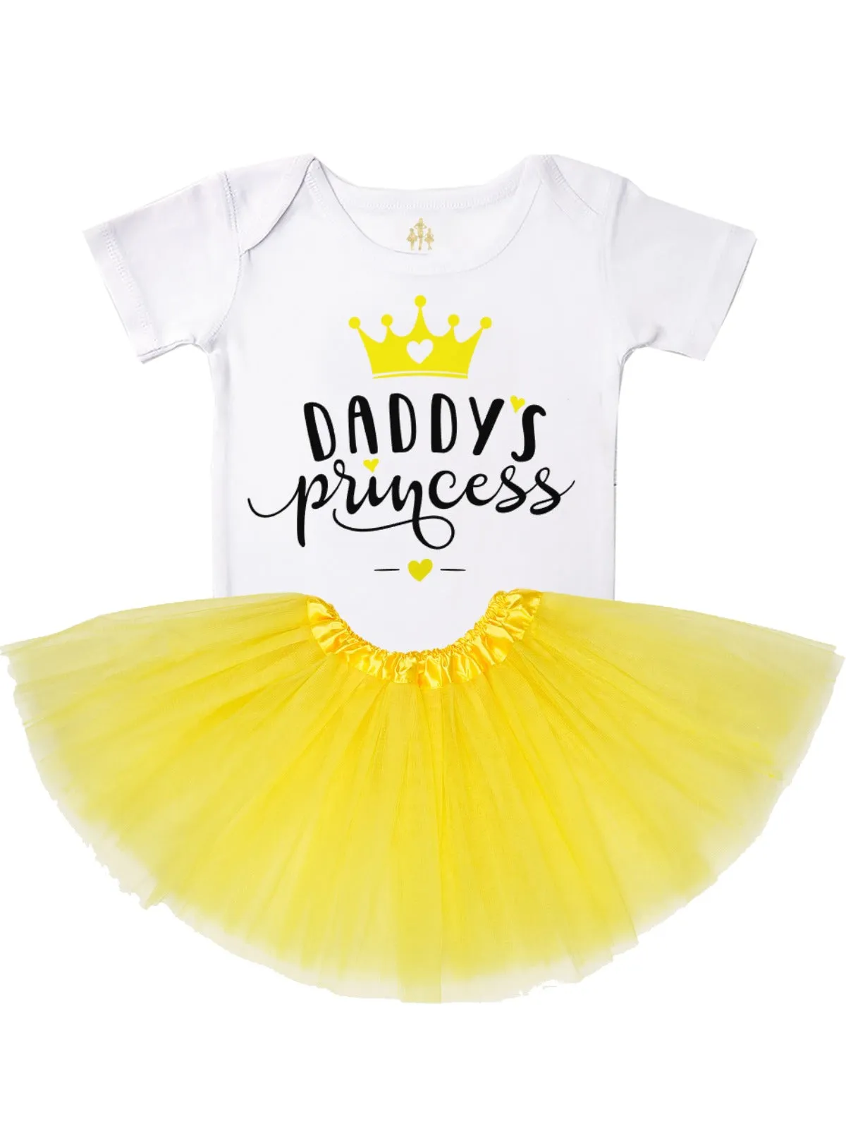Daddy's Princess Tutut Outfit - Yellow