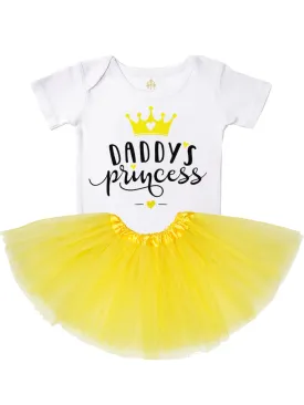 Daddy's Princess Tutut Outfit - Yellow