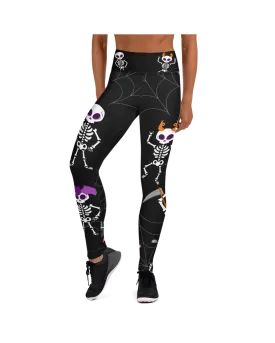 Dancing Skeletons Yoga Pants