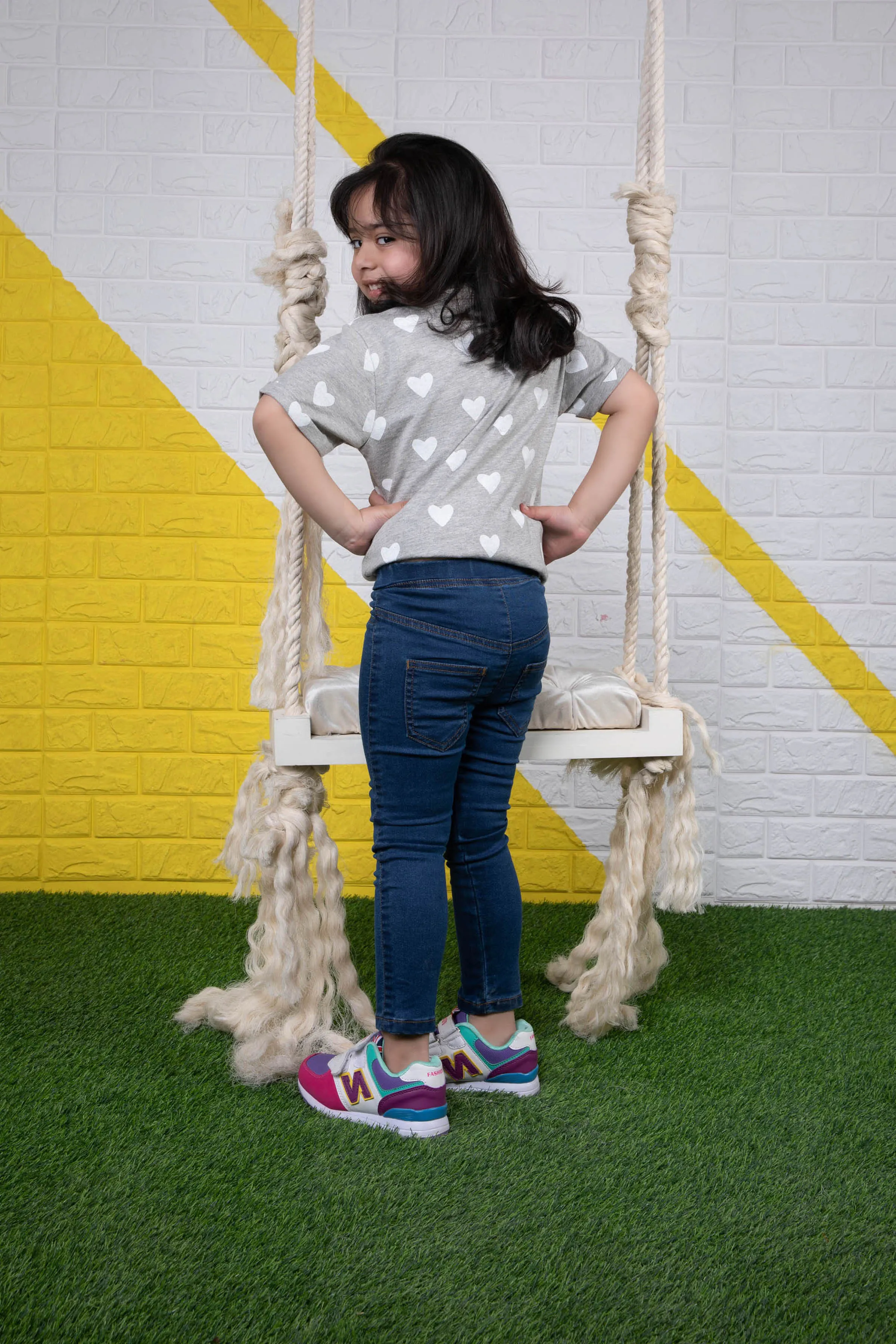 Dark-wash Jeggings