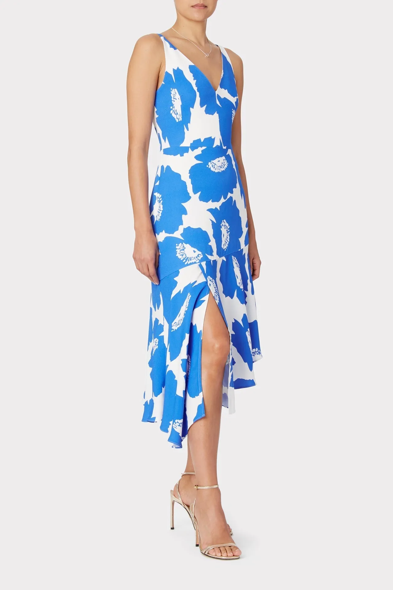 Dashielle Poppy Floral Viscose Dress