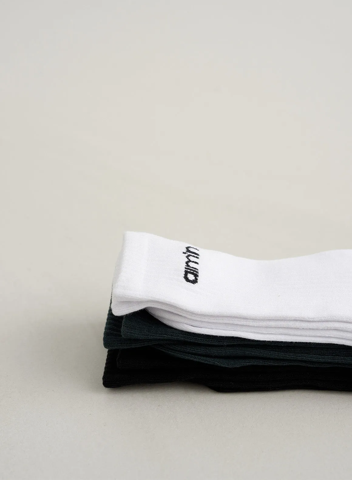 Deep Emerald aim'n Logo Socks 3-pack