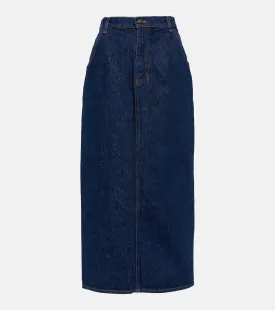Denim midi skirt MAGDA BUTRYM, blue