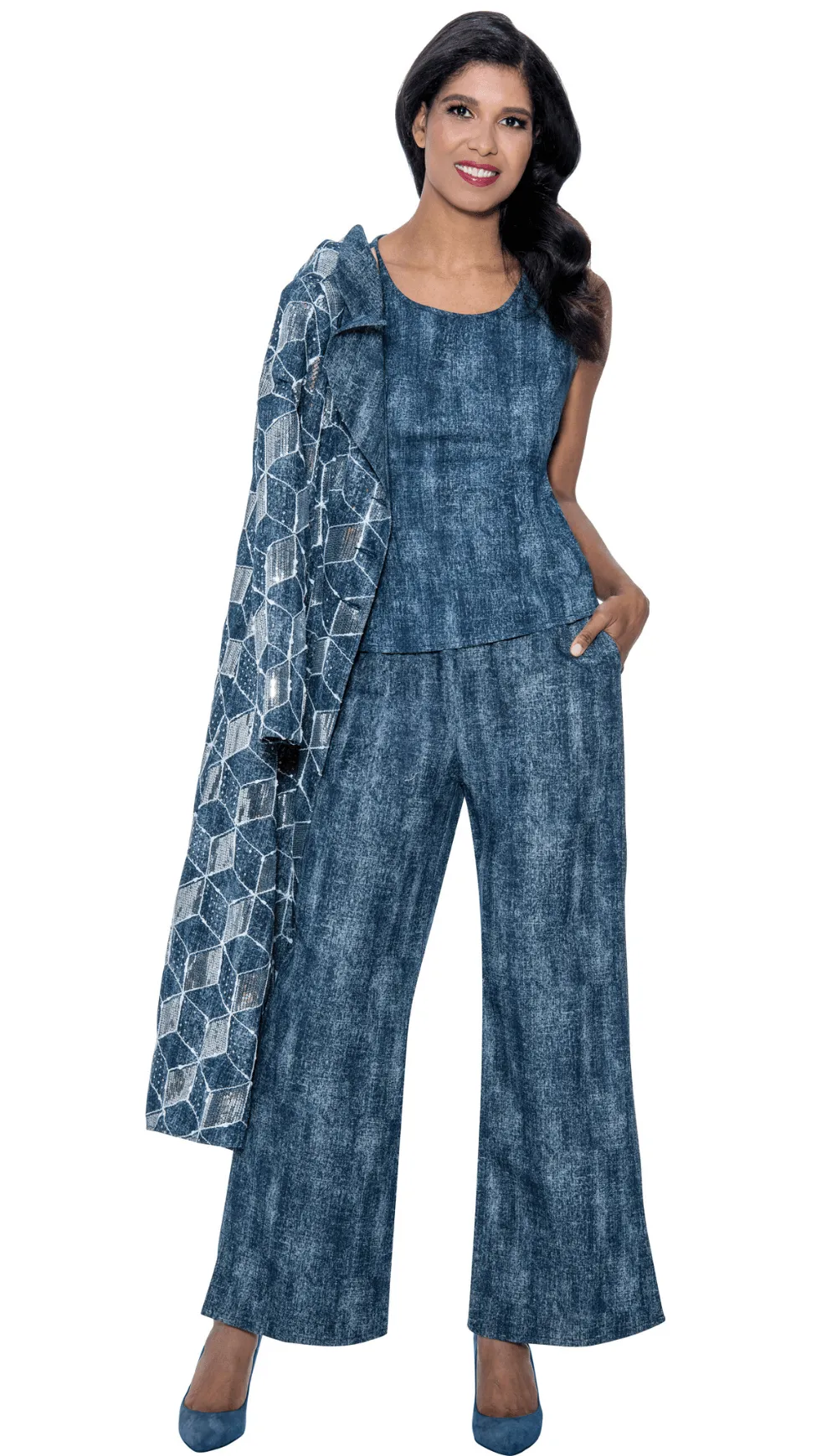 Devine Sport Denim Pant Suit 800143
