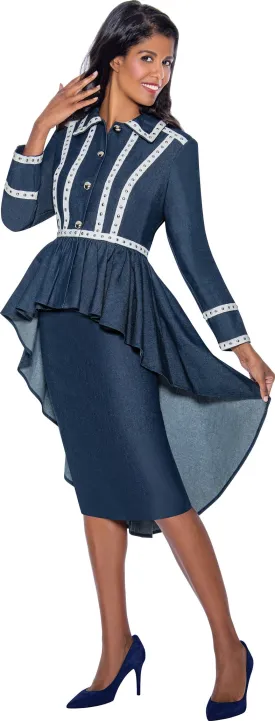 Devine Sport Denim Skirt Suit 63772