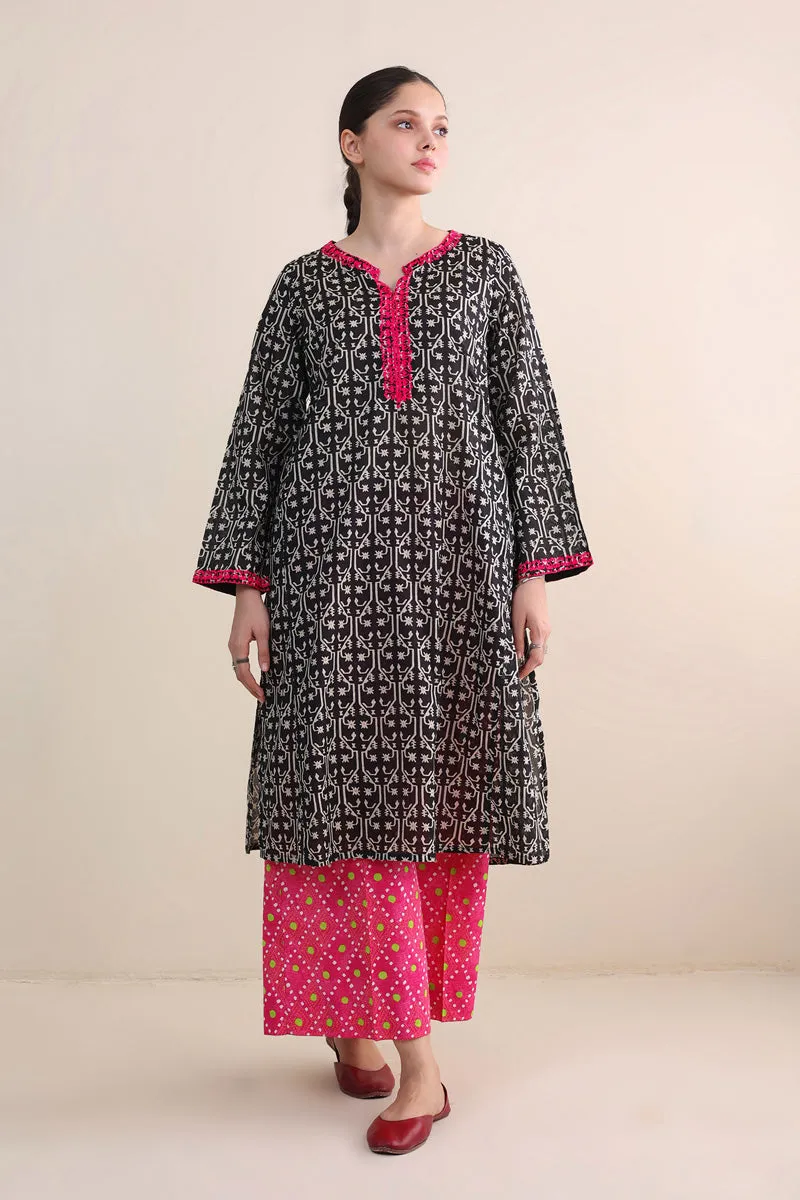 Dhakai A-line Kurta