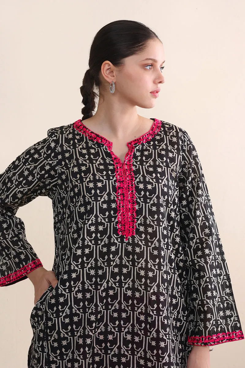 Dhakai A-line Kurta