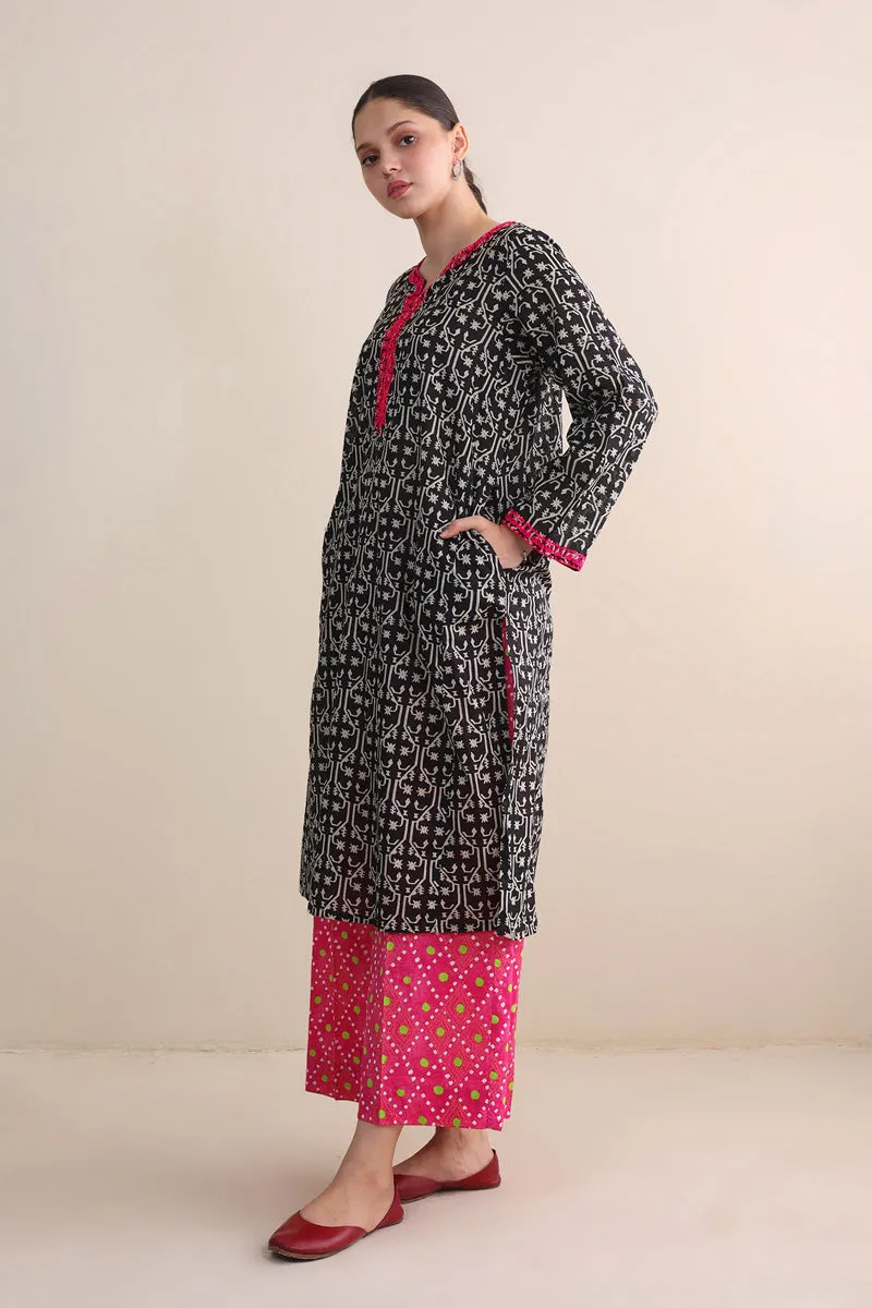 Dhakai A-line Kurta