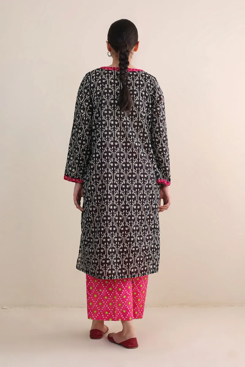 Dhakai A-line Kurta