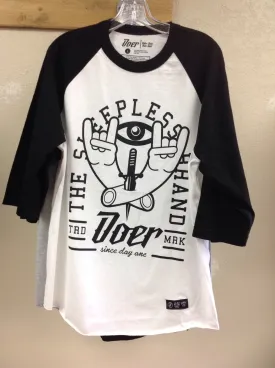 Doer The Sleepless Brand Raglan Baseball Tee