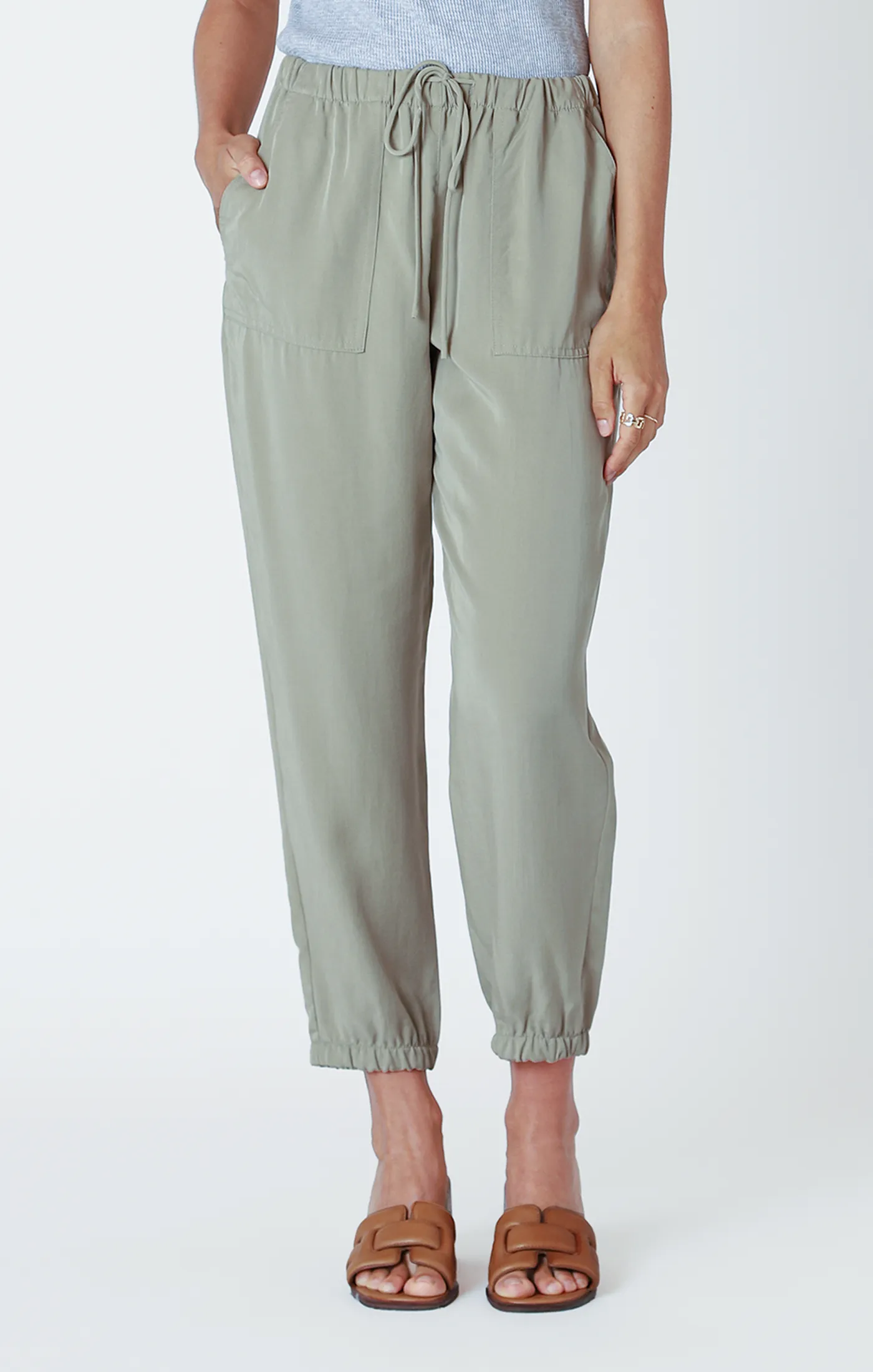 Draw String Joggers | Latte