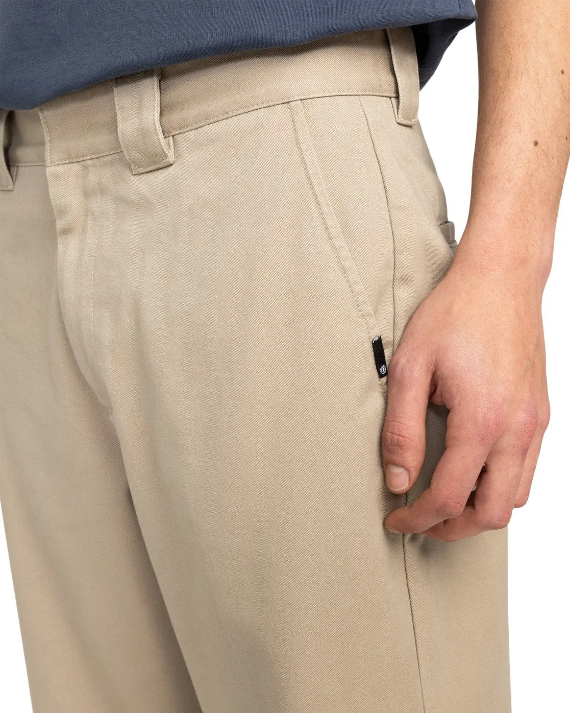 Element Men's Howland Relax Work Chino Trousers Aluminum ELYNP00181_TKH0