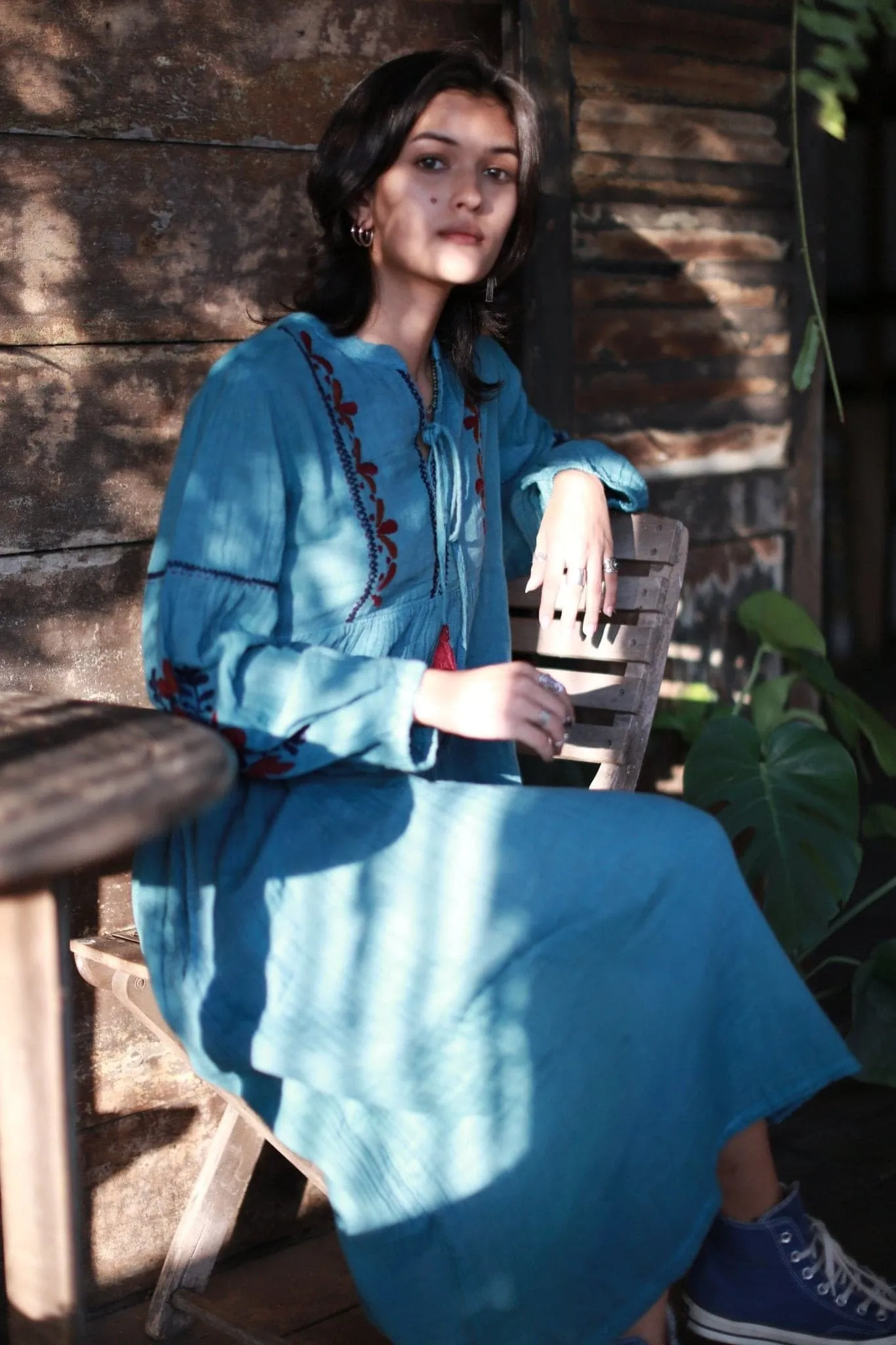 EMBROIDERED CITY DRESS JELENA