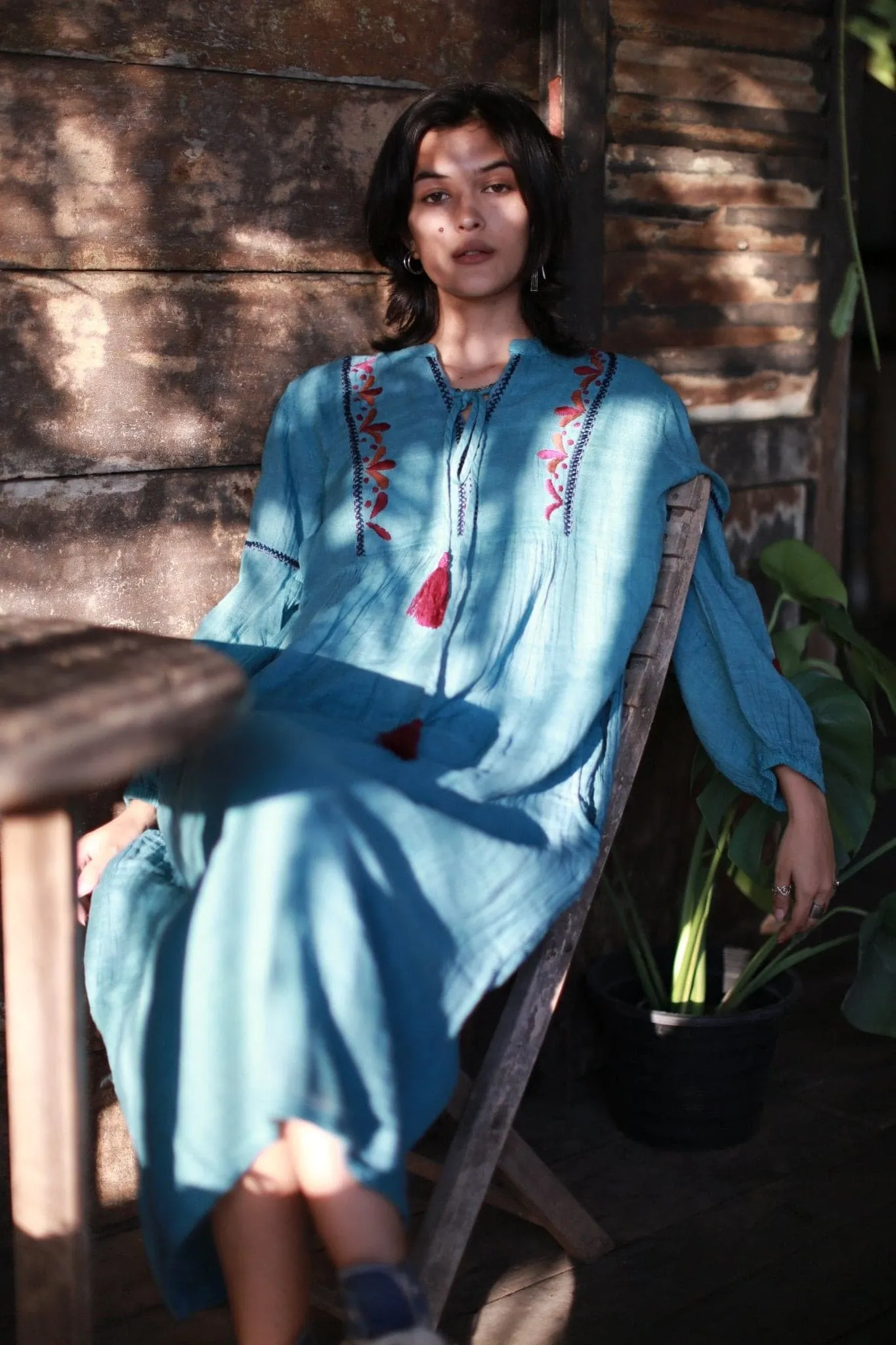 EMBROIDERED CITY DRESS JELENA