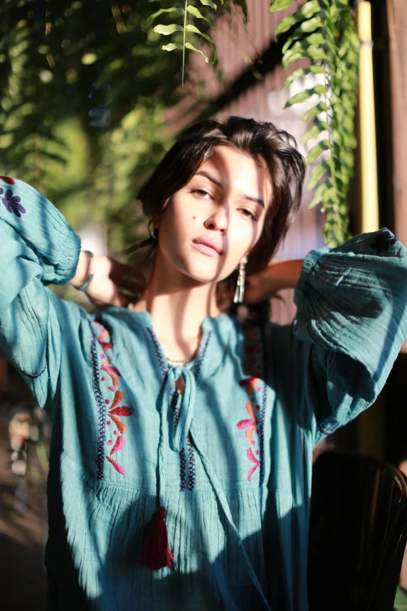 EMBROIDERED CITY DRESS JELENA