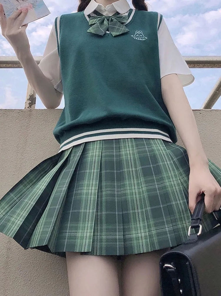 Emerald Silver Tinsel JK Uniform Skirts