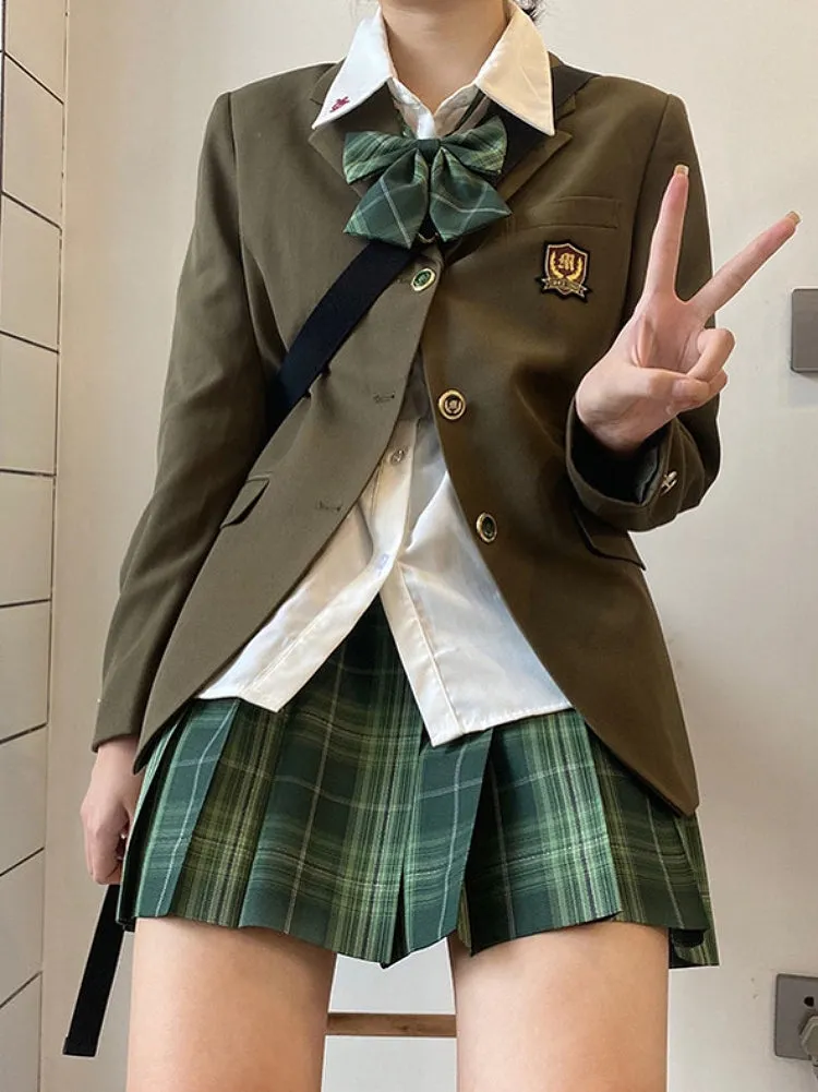 Emerald Silver Tinsel JK Uniform Skirts