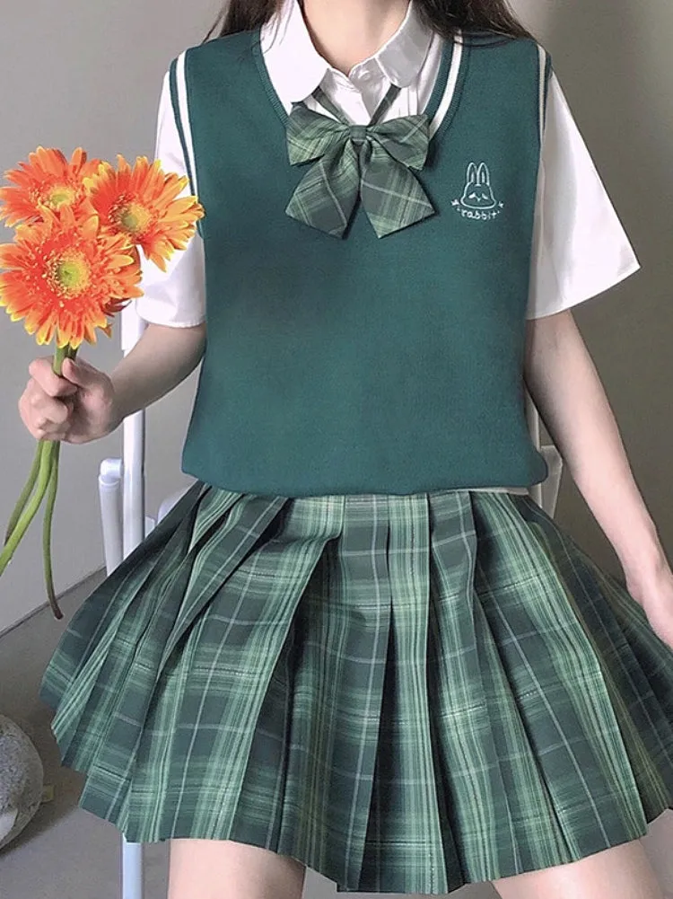 Emerald Silver Tinsel JK Uniform Skirts