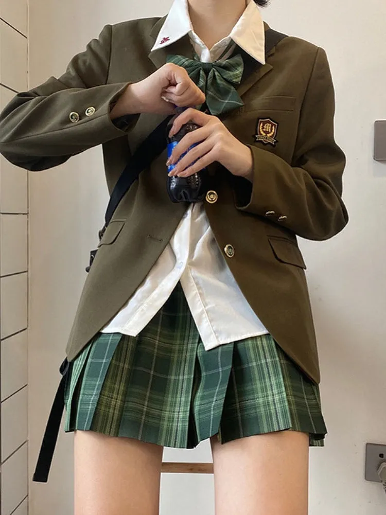 Emerald Silver Tinsel JK Uniform Skirts