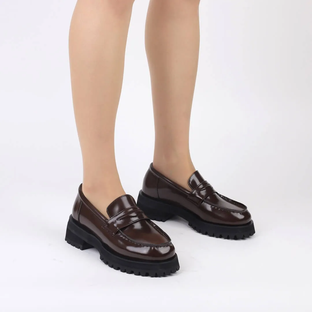 EMIKA Brogues - Stylish Leather Womens Oxford Shoes