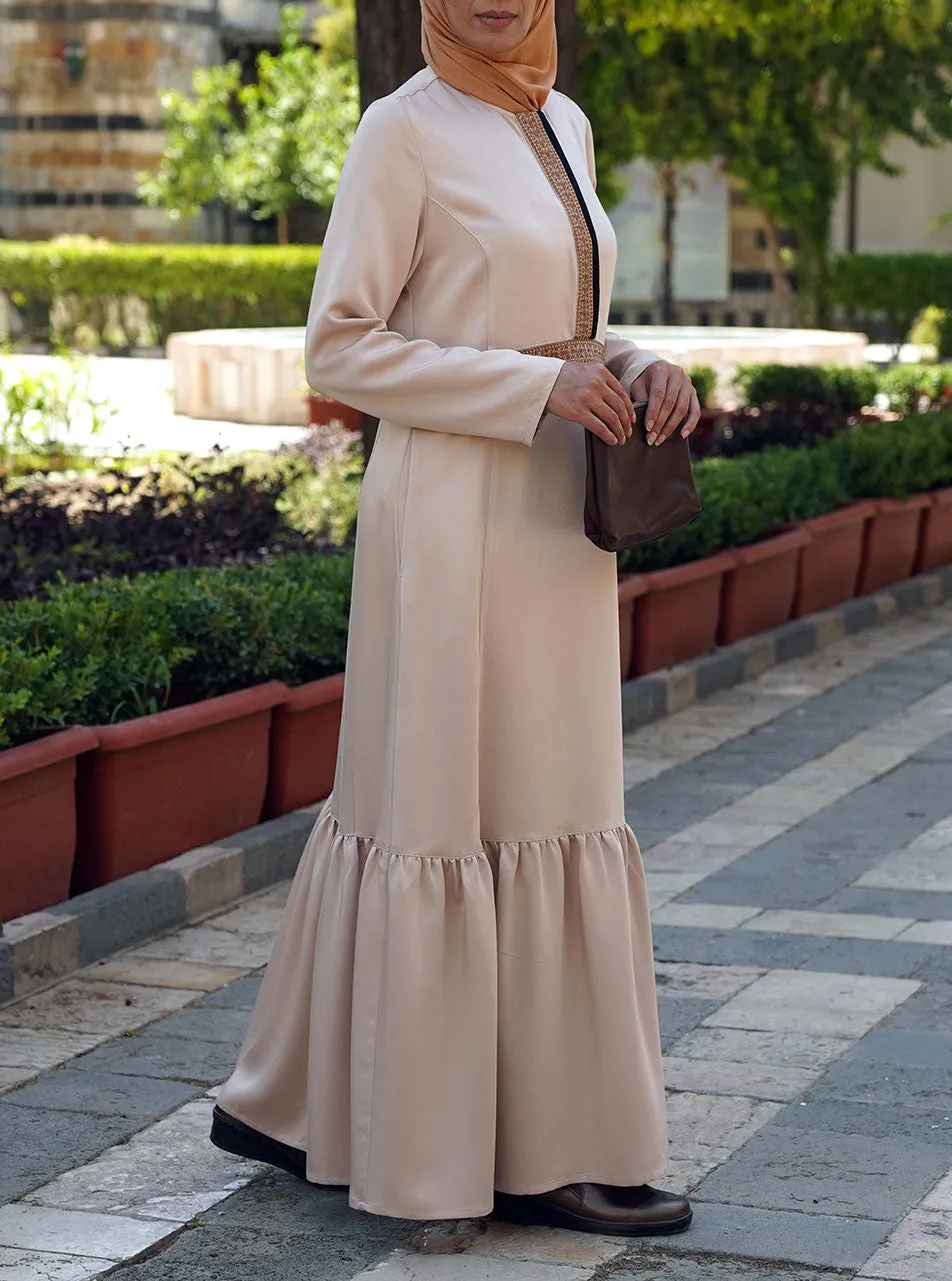 Fadila Embroidered Abaya