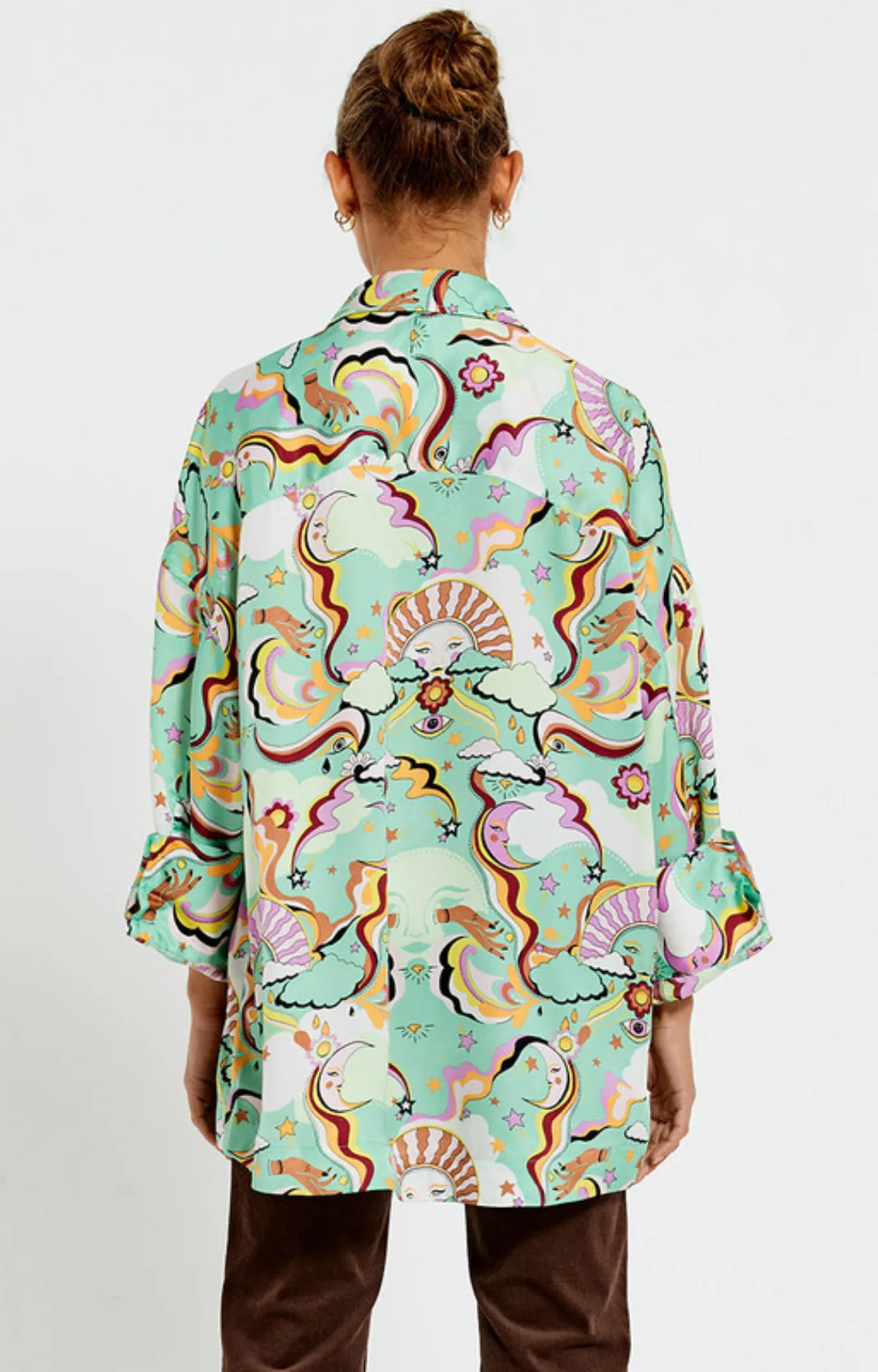 Festival Oversized Shirt - Psychedelic