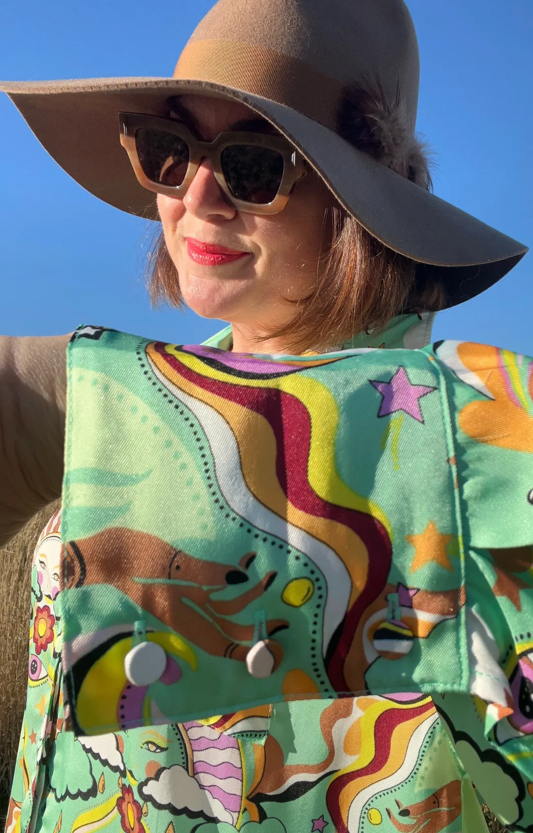 Festival Oversized Shirt - Psychedelic