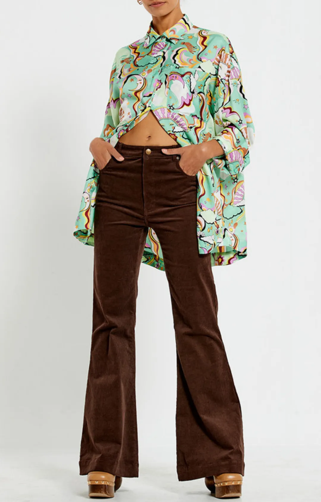 Festival Oversized Shirt - Psychedelic