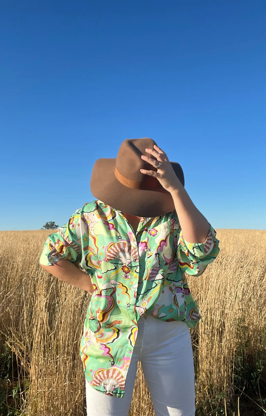 Festival Oversized Shirt - Psychedelic