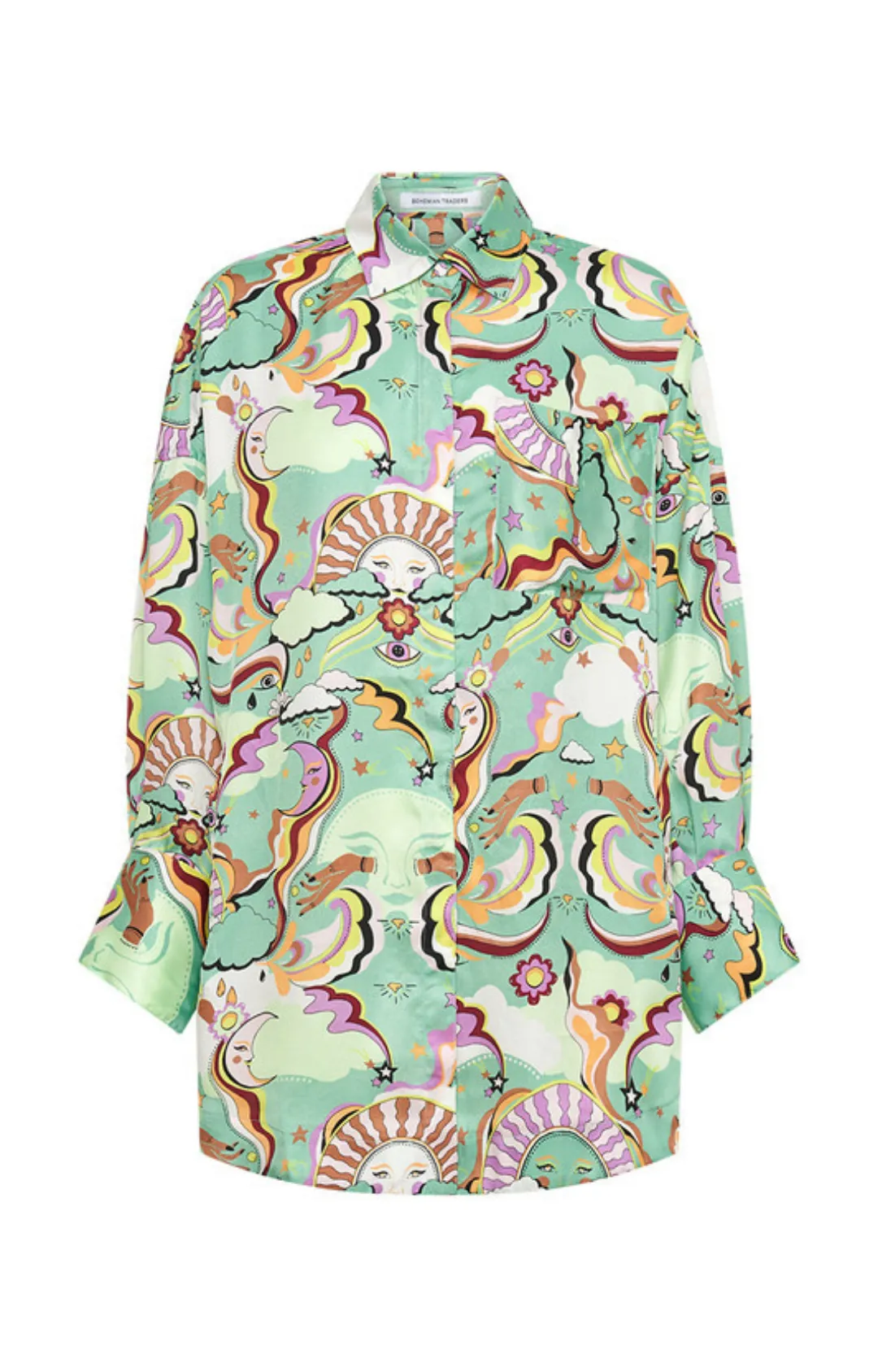 Festival Oversized Shirt - Psychedelic