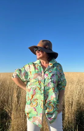 Festival Oversized Shirt - Psychedelic