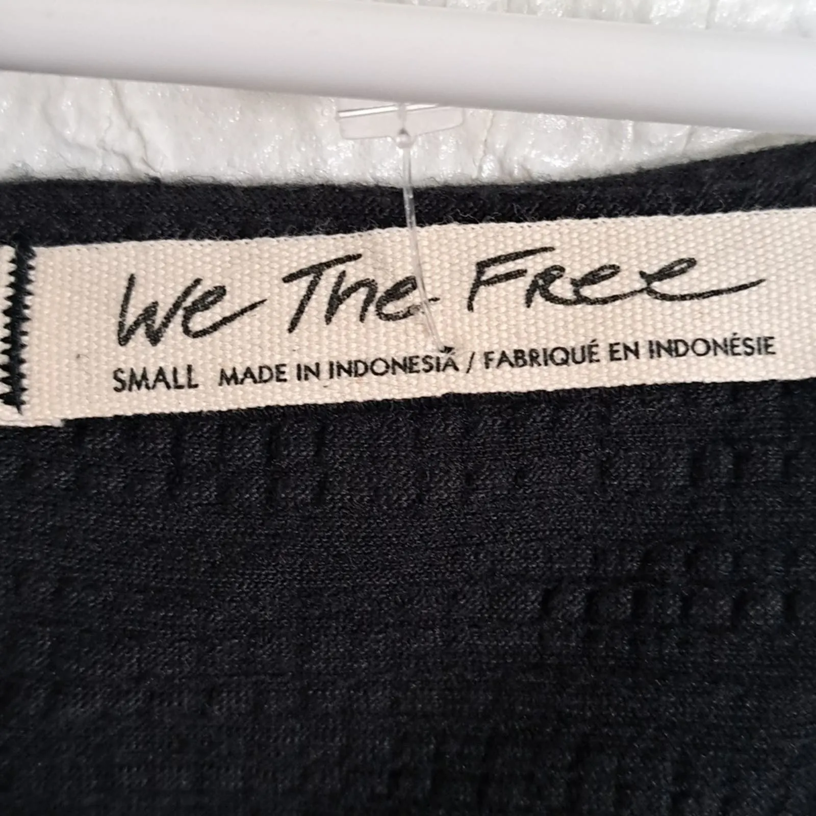 Free People Comin In Hot Tunic Top in Black NEW