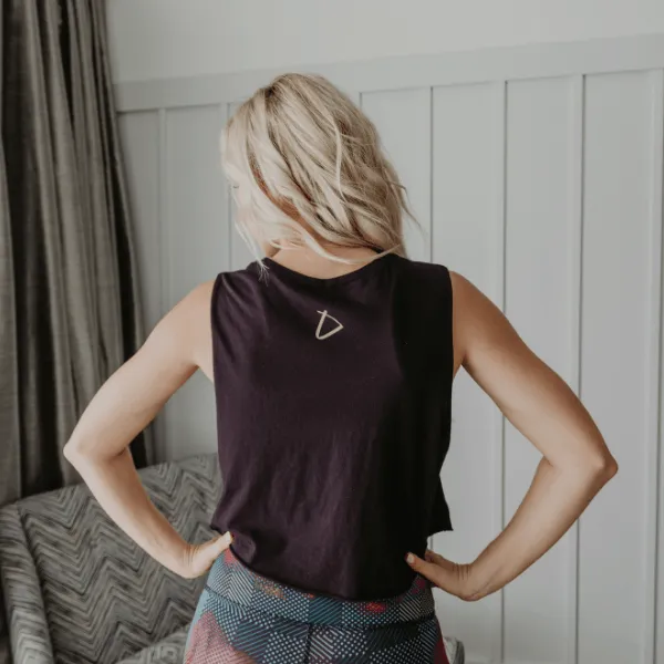 Front Row Badass - Gold Foil - Crop Tank