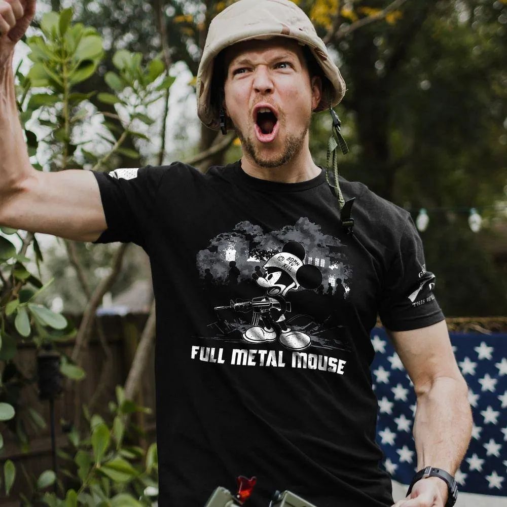 Full Metal Mouse T-Shirt - Black