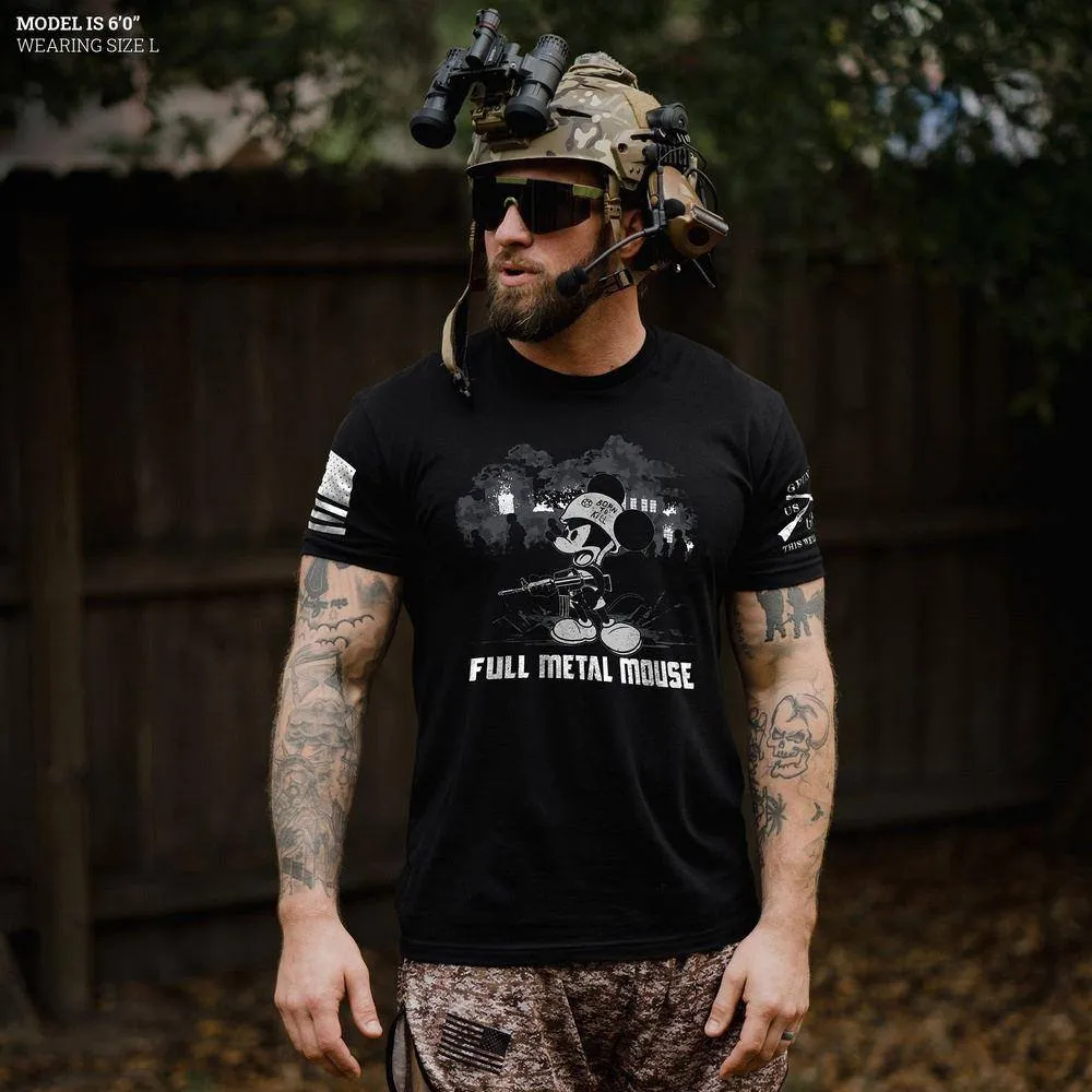 Full Metal Mouse T-Shirt - Black