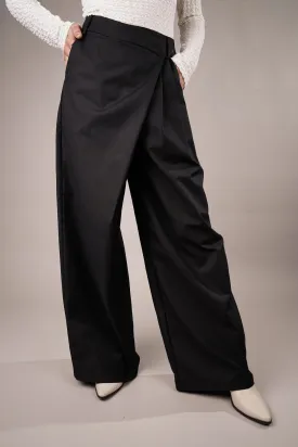 Galactic Black Asymmetrical Pants