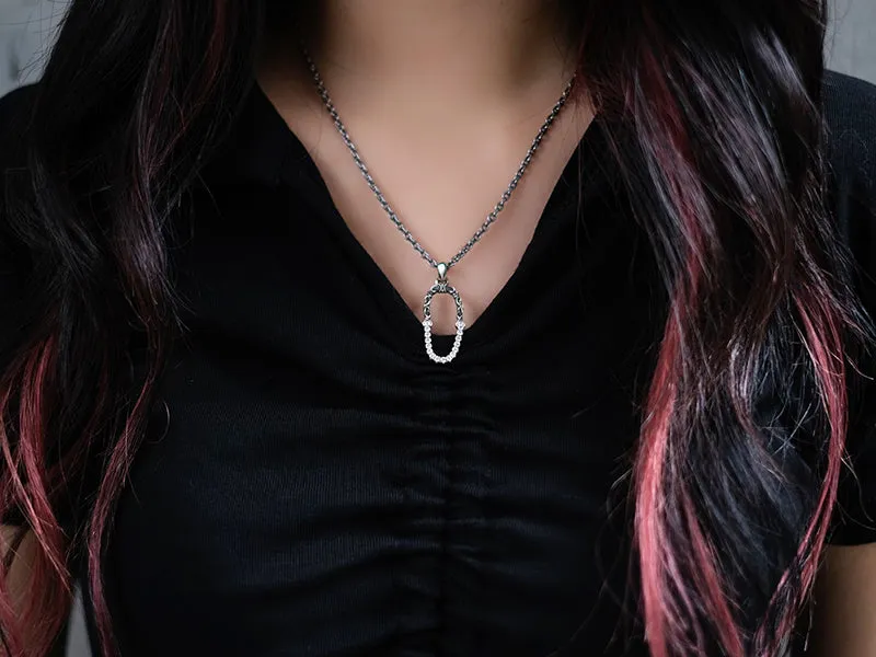 Galaxy Chain : Oval Top Pendant