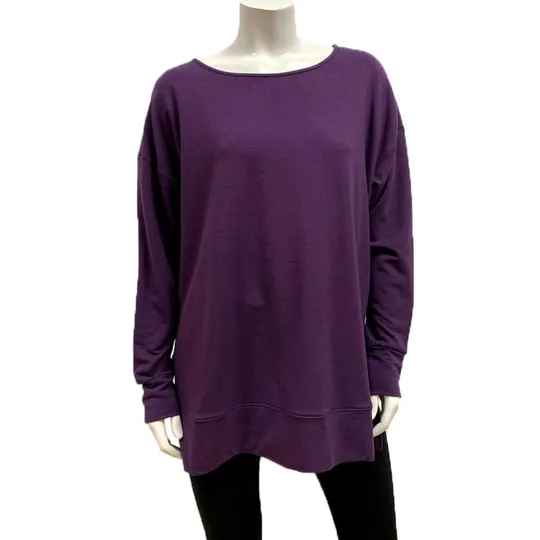 Gilmour Sale, BtT-1067 Bamboo French Terry Banded Tunic, 50% Off Regular Price