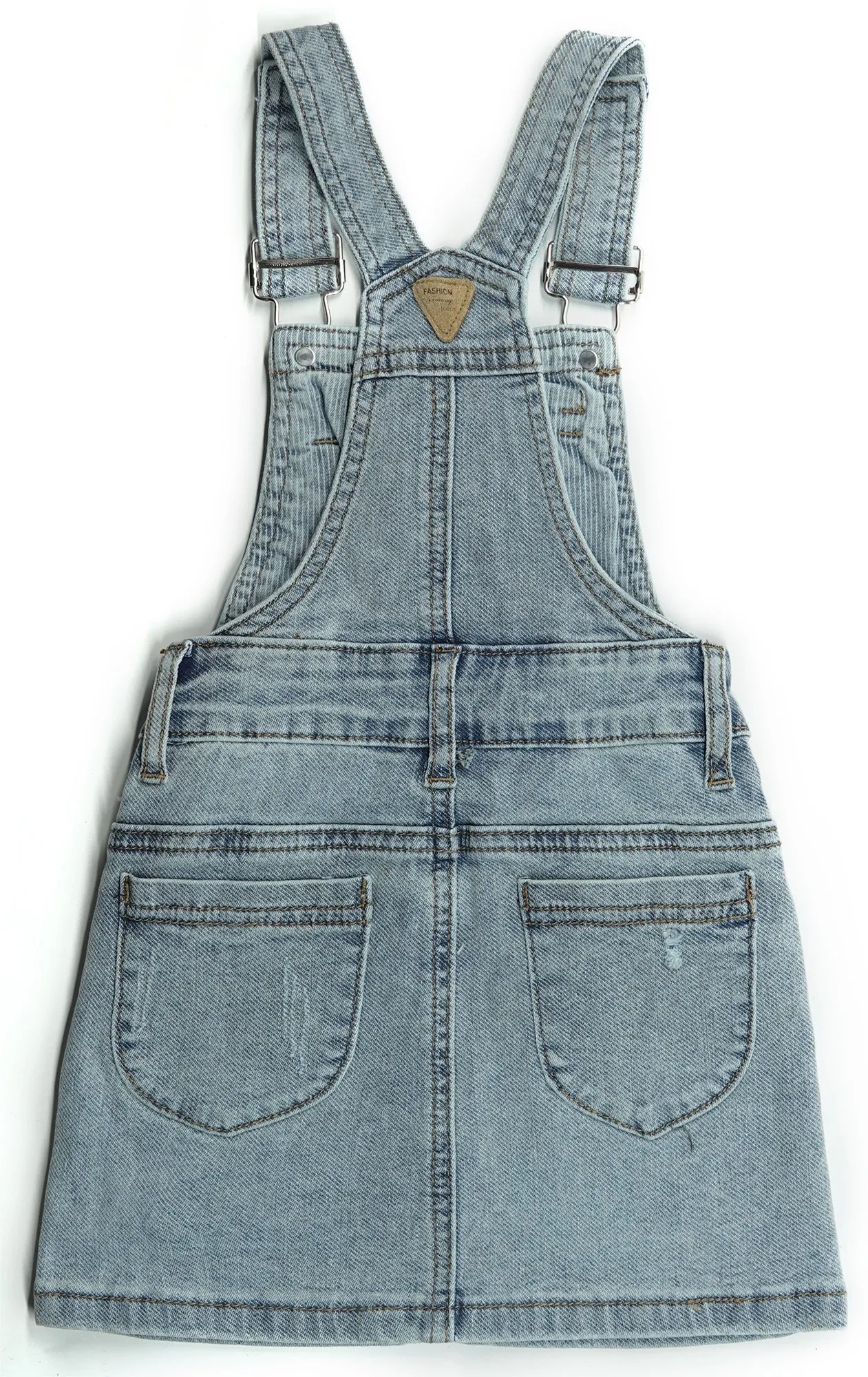 Girls Denim Skirts,Baby Little Big Girls Ripped Soft Stretchy Jeans Overall Dress