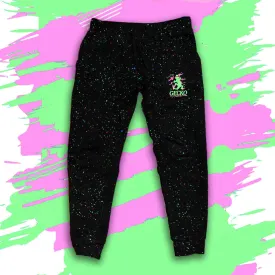 Glow-In-The-Dark SPLATTER Space Gecko Joggers