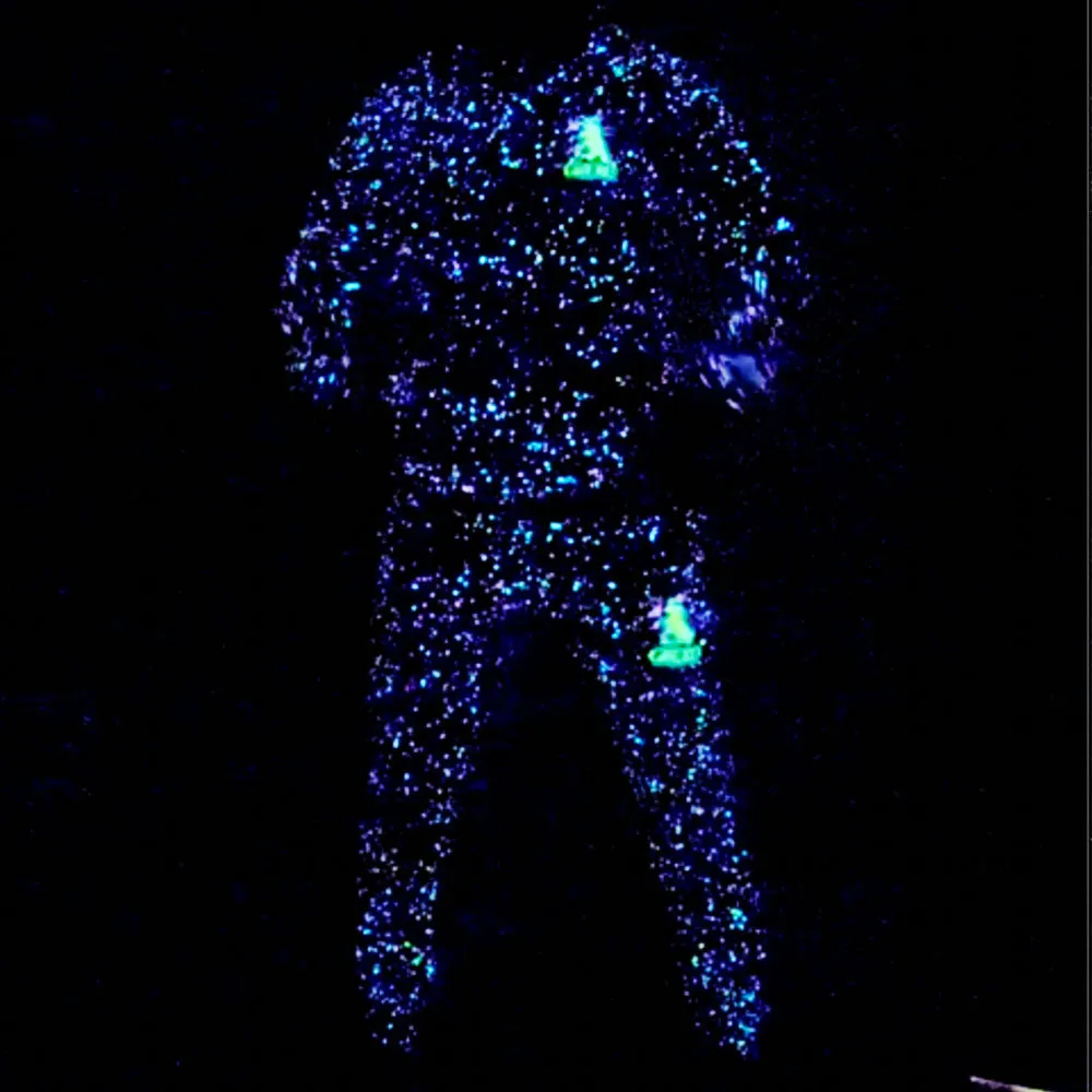 Glow-In-The-Dark SPLATTER Space Gecko Joggers