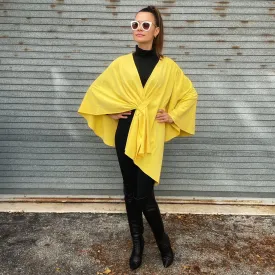 Golden Yellow Wrap Black