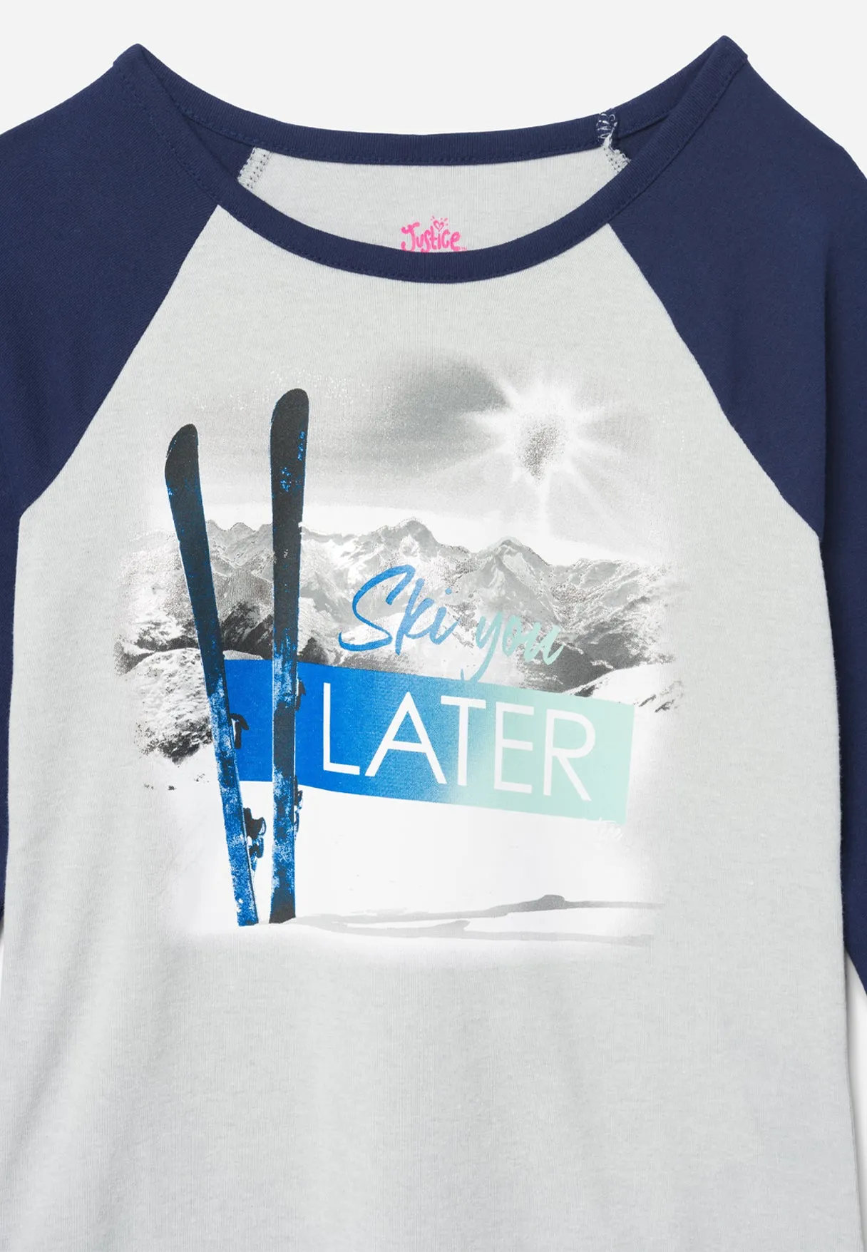 Graphic Raglan Tee