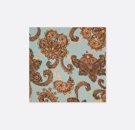 Grey BOX PLEATED - silk Pocket squares